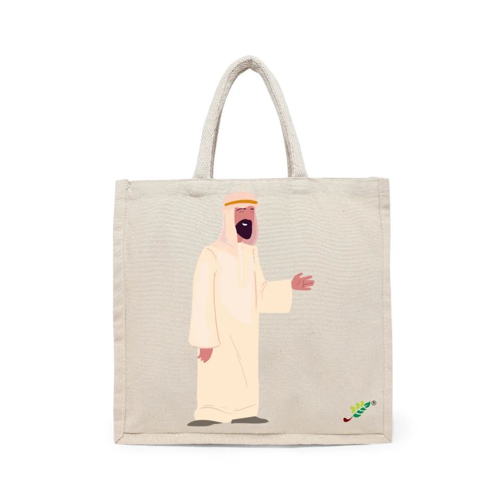 BYFT - Printed Carry-All Cotton Canvas Tote Bag - Urban Nomad