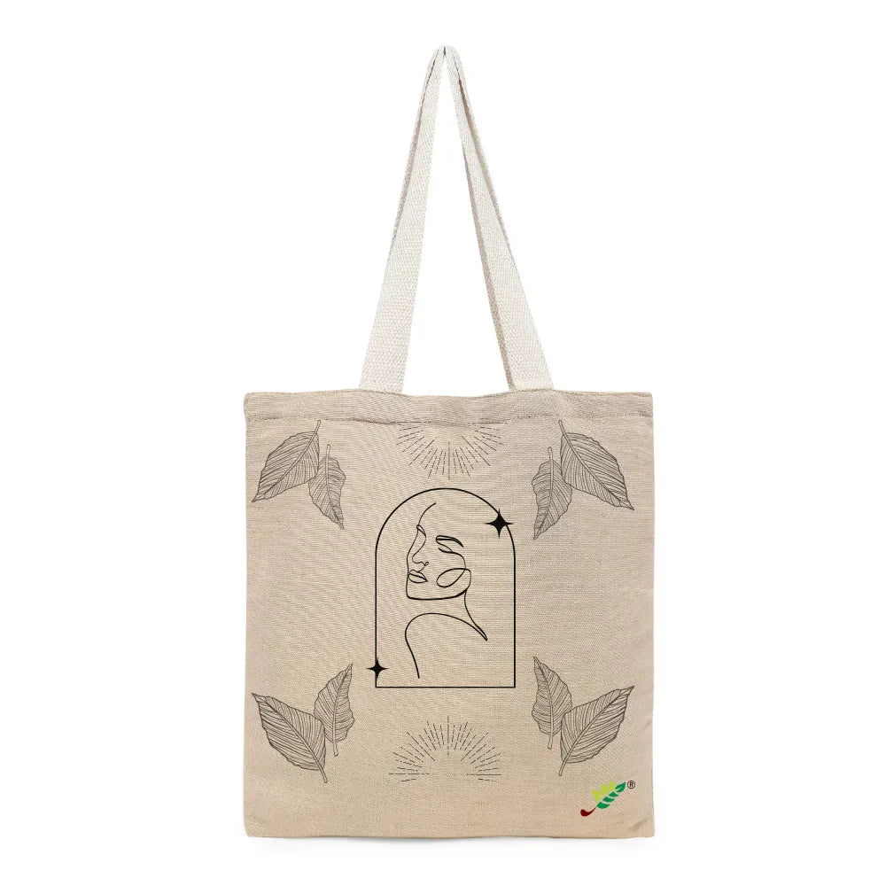 BYFT - Printed Unlaminated Juco Tote Bag - Quiet Muse