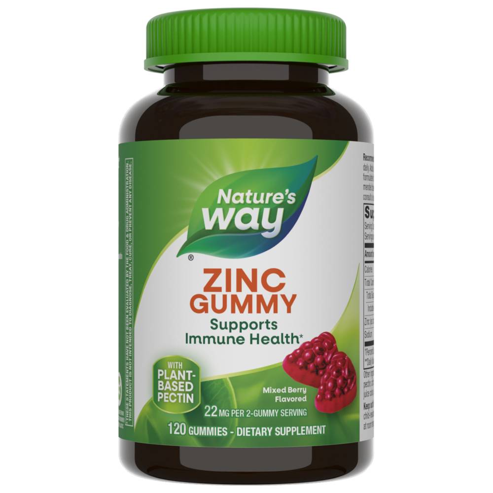 Nature's Way - Zinc Gummies - Mixed Berry - 120 Pcs