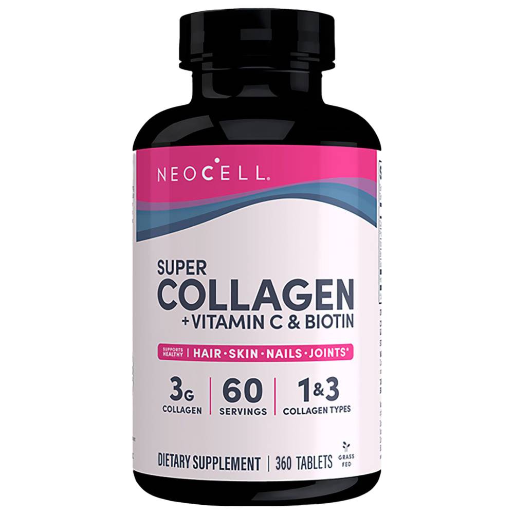 Neocell - Super Collagen With Vitamin C & Biotin Tablets - 360 Pcs