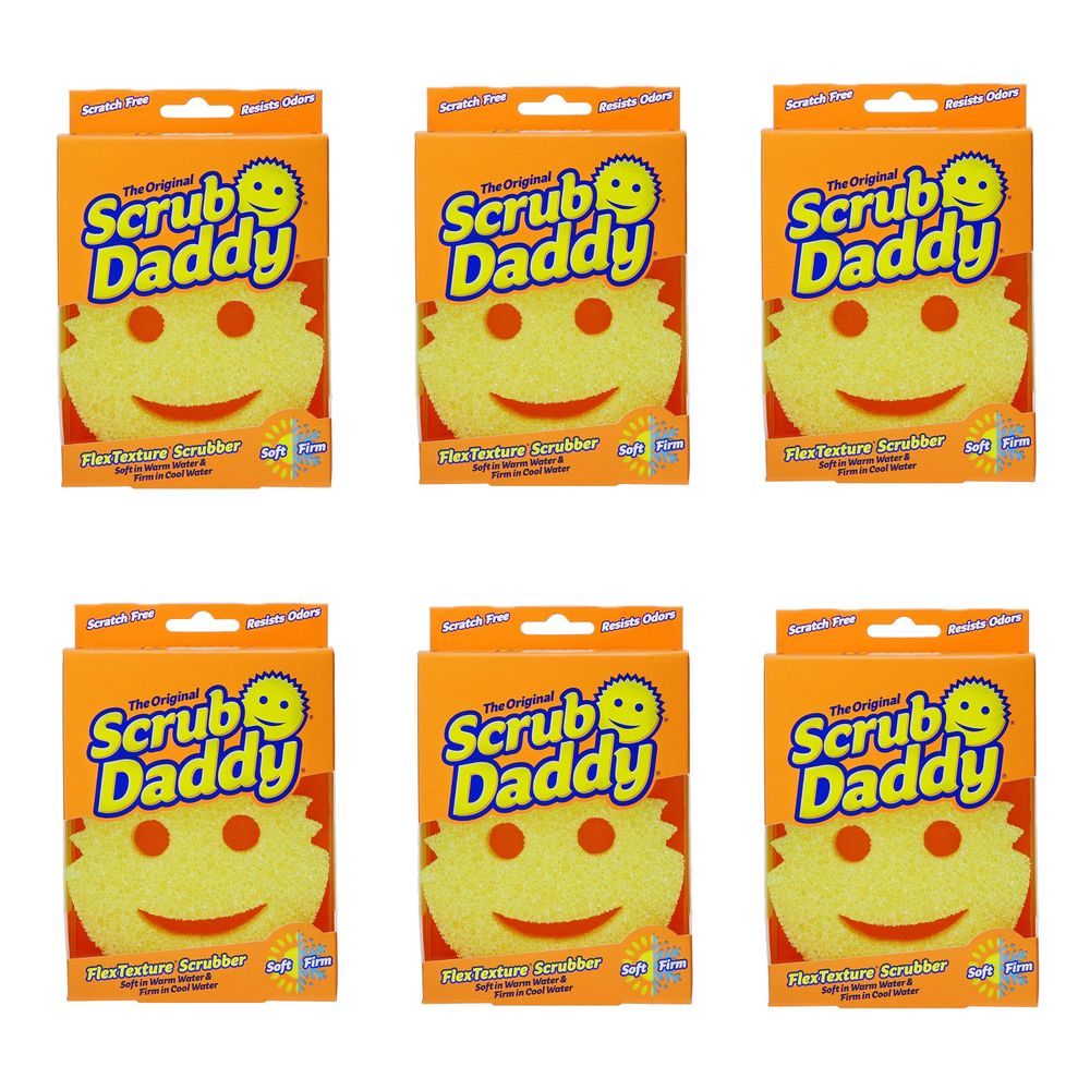 Scrub Daddy -  Scratch-free Multipurpose Sponge Variety Pack 6Pcs