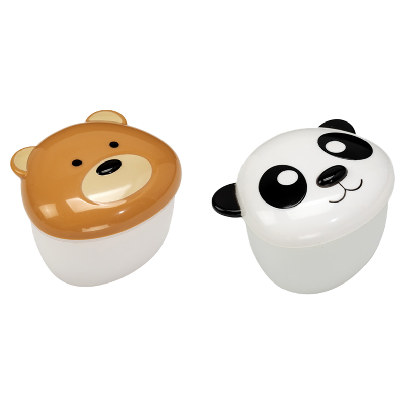 Melii - Snack Container - Bear & Panda - 2pcs