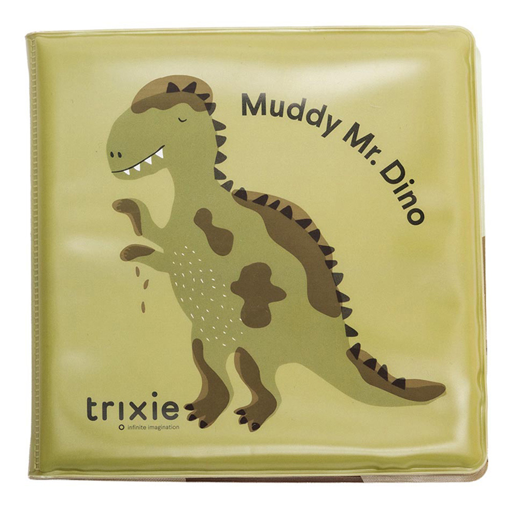 Trixie Colour Changing Bath Book - Muddy Mr. Dino