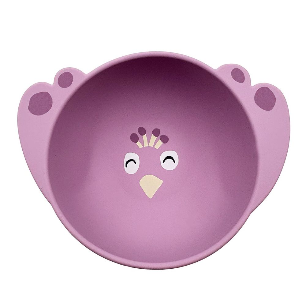 Trixie - Baby's Silicone Feeding Bowl With Suction - Mrs. Peacock
