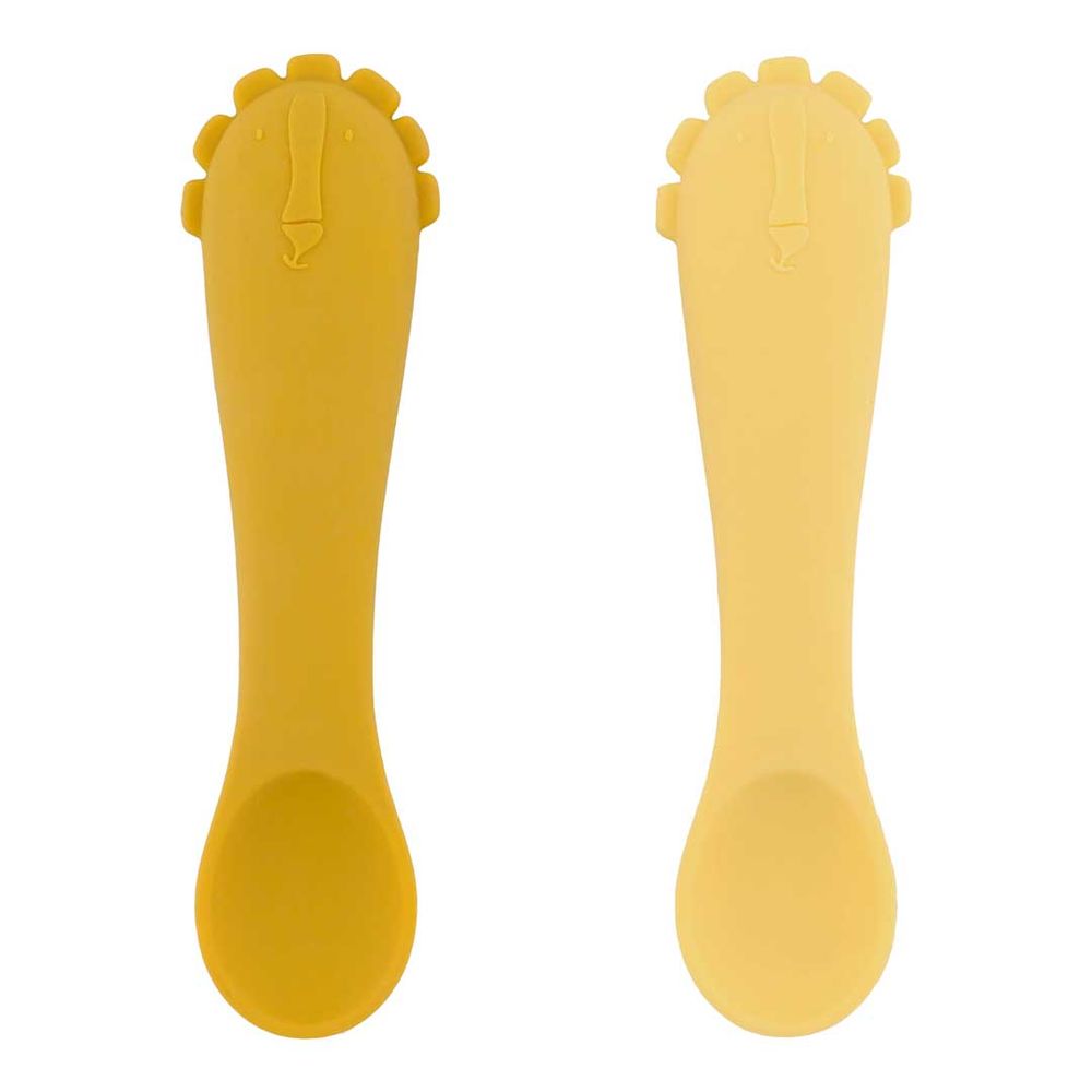 Trixie - Baby Silicone Feeding Spoon - Mr. Lion - 2Pcs