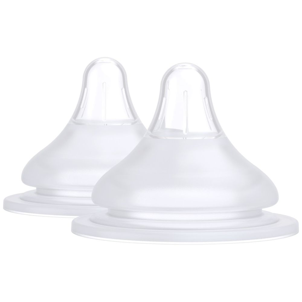 Quark RealFeel Bottle Nipples - Slow Flow - Pack of 2