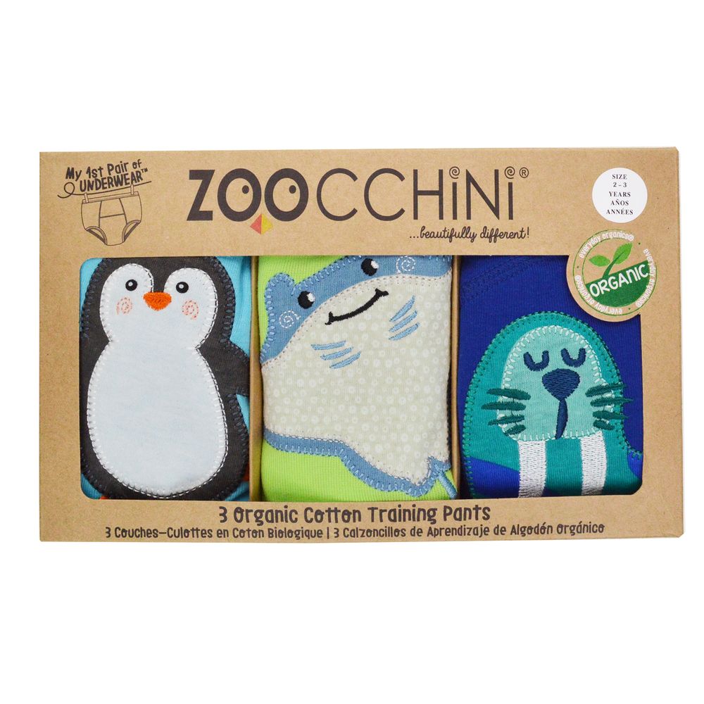 Zoocchini Boys Training Pants Sea Crew - 3 Pcs