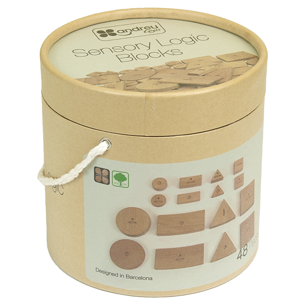 أندرو تويز - مكعبات المنطق الحسية - 48 قطعة