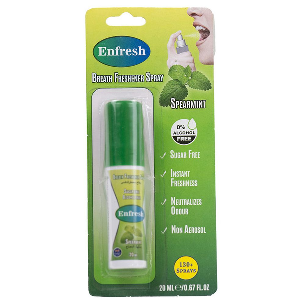 Enfresh Breath Fresher Spray - Spearmint - 20 ml