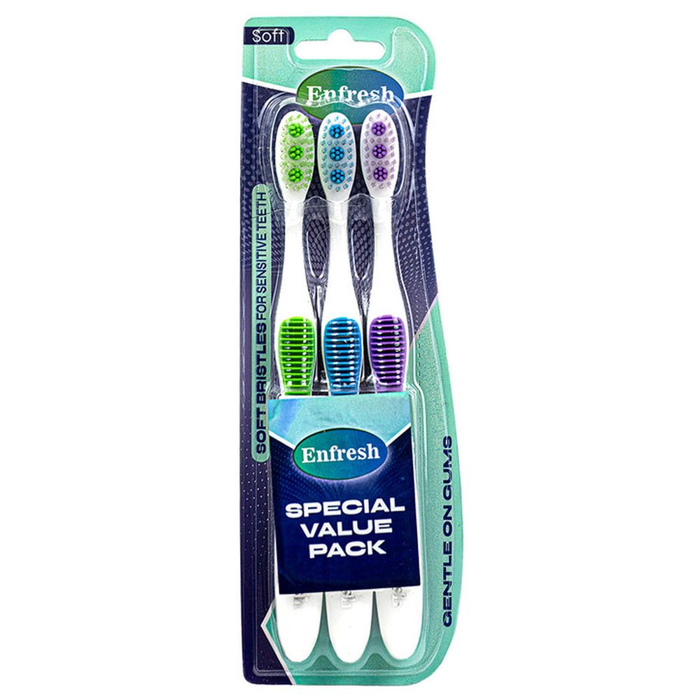 Enfresh Toothbrush Value Pack - 3 Pcs