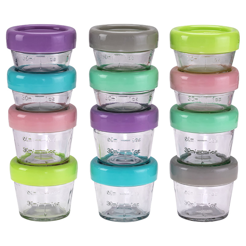 Melii - Glass Food Container - 12pcs