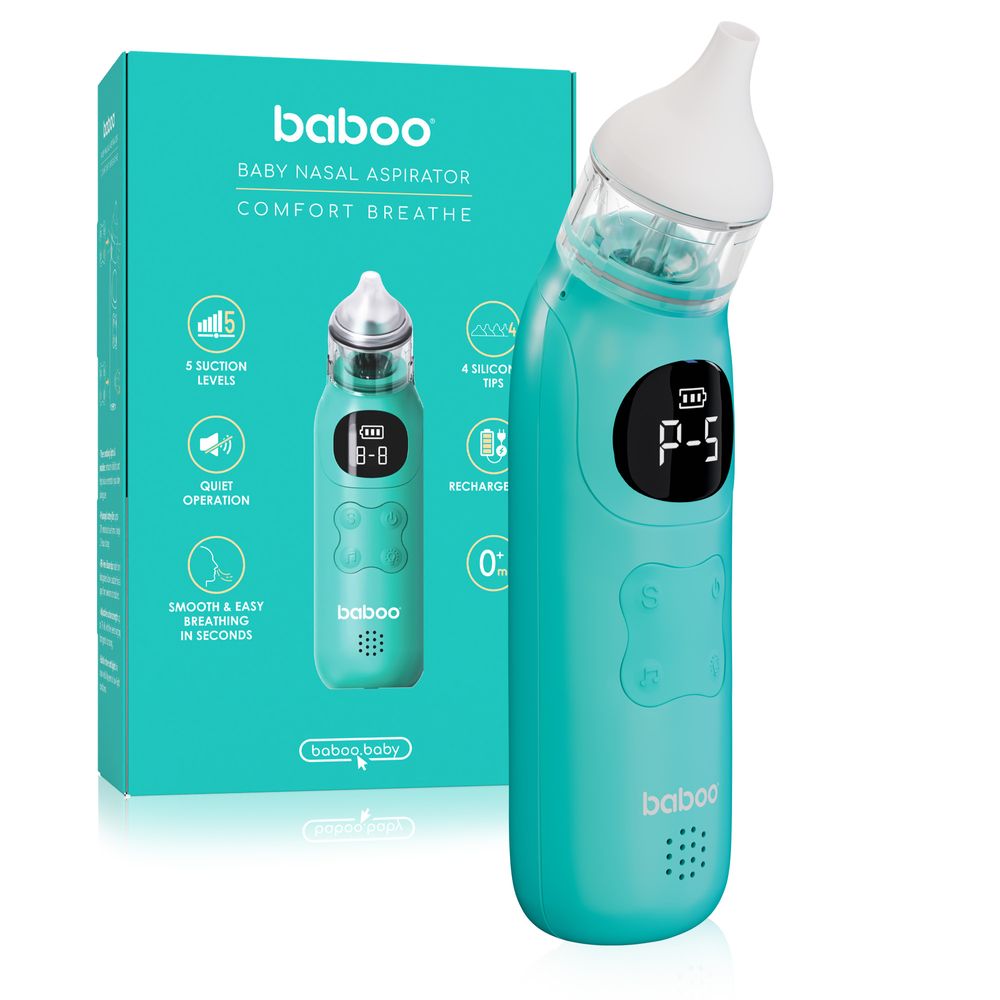 Baboo - Baby Comfort Breathe Nasal Aspirator - Green