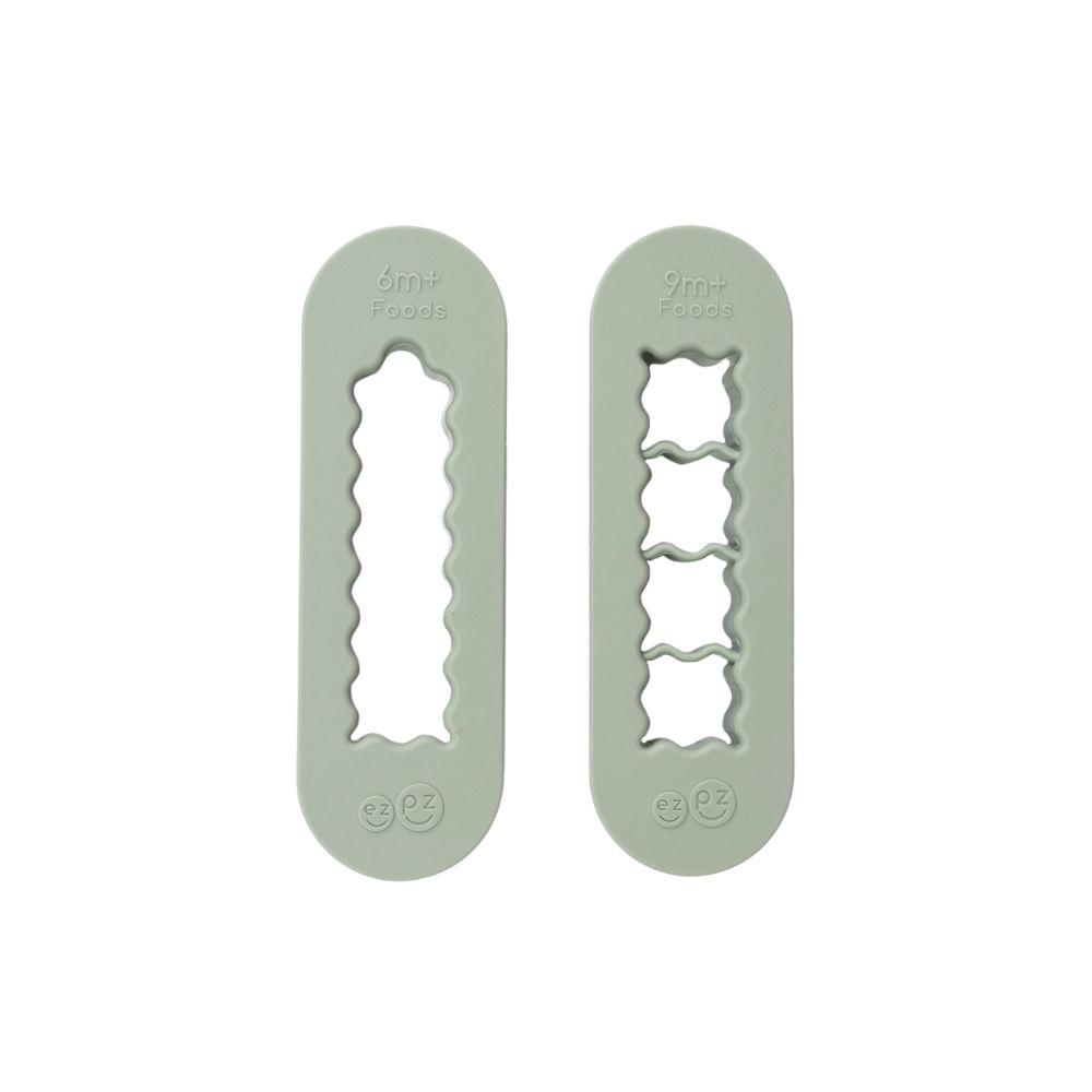 Ezpz Baby-Led Weaning Food Cutter Set - Sage - 2 Pcs