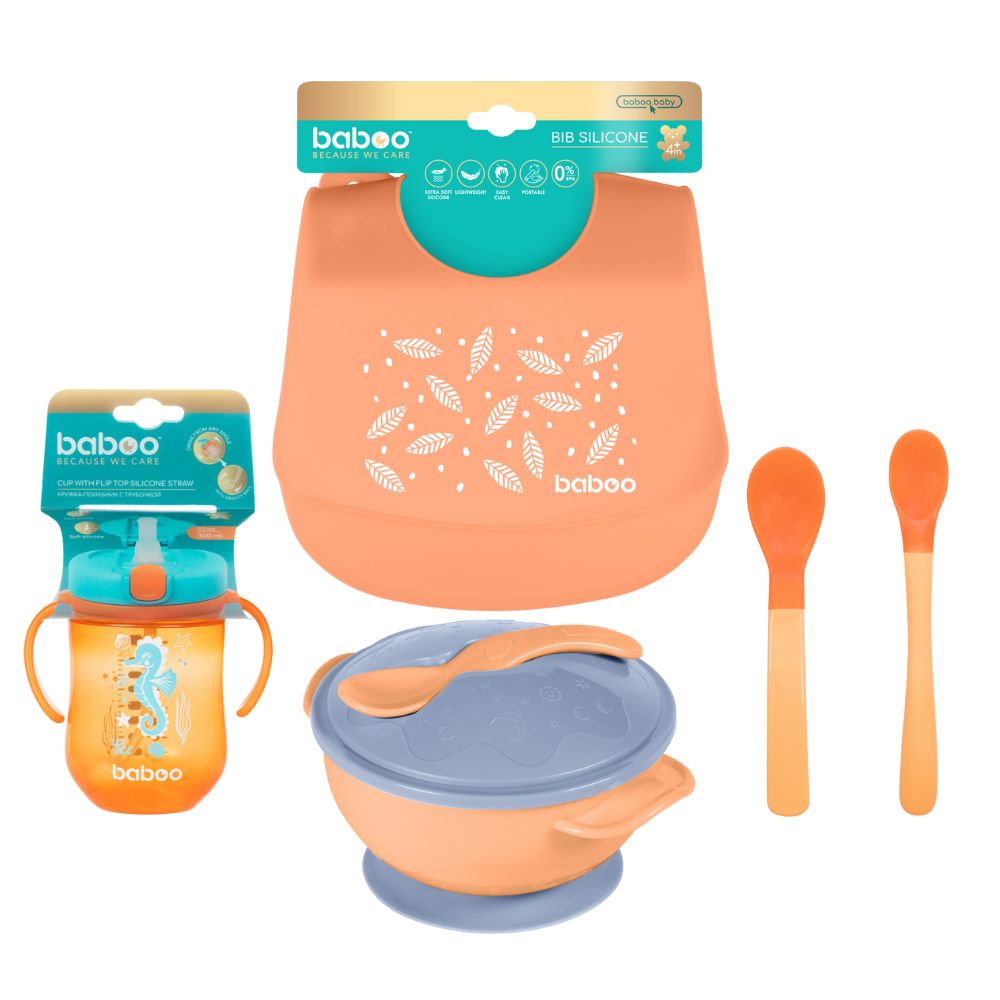 Baboo - Feeding + Weaning Bundle - Au Naturale - 4pc