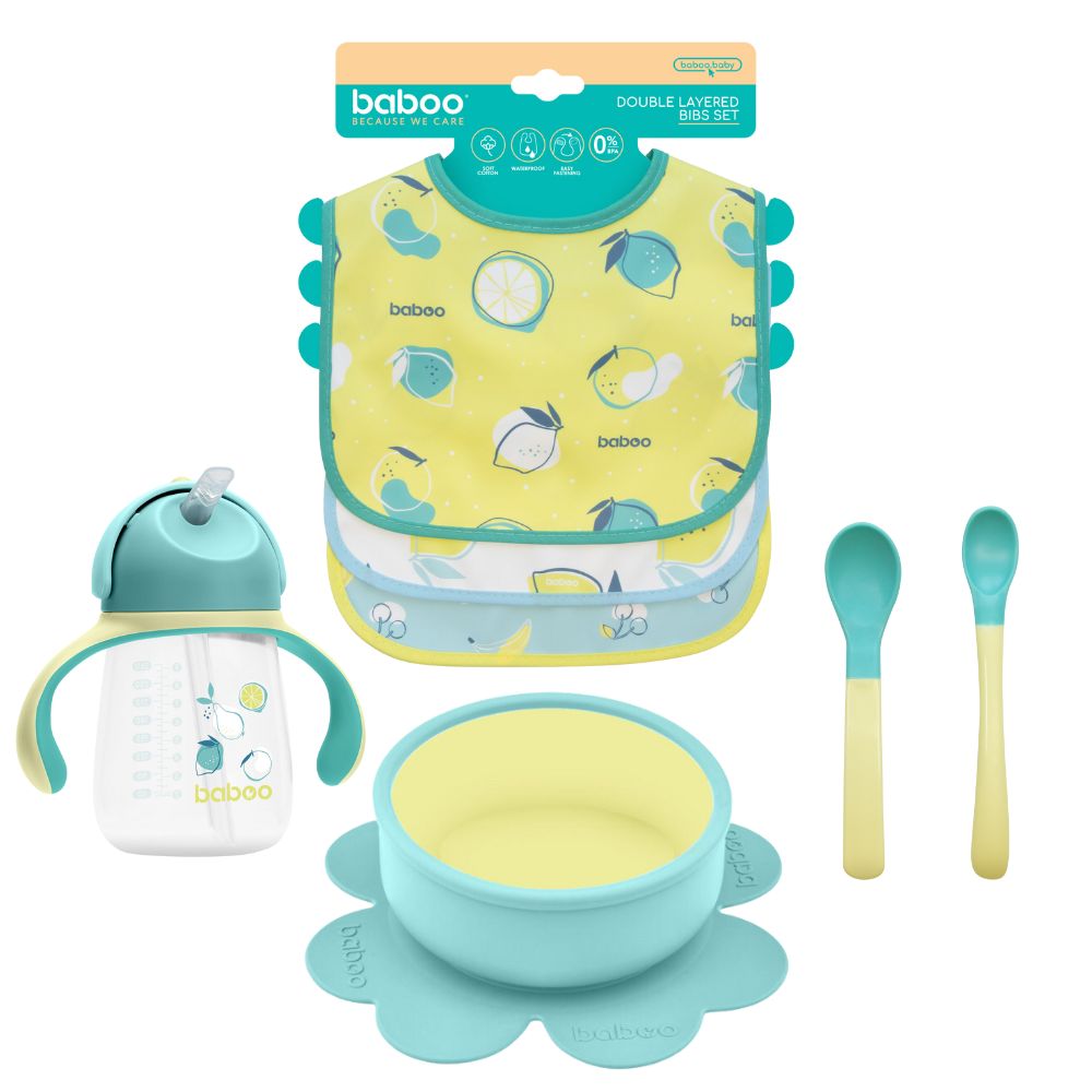Baboo - Feeding + Weaning Bundle - Lagoon Fiesta - 4pc