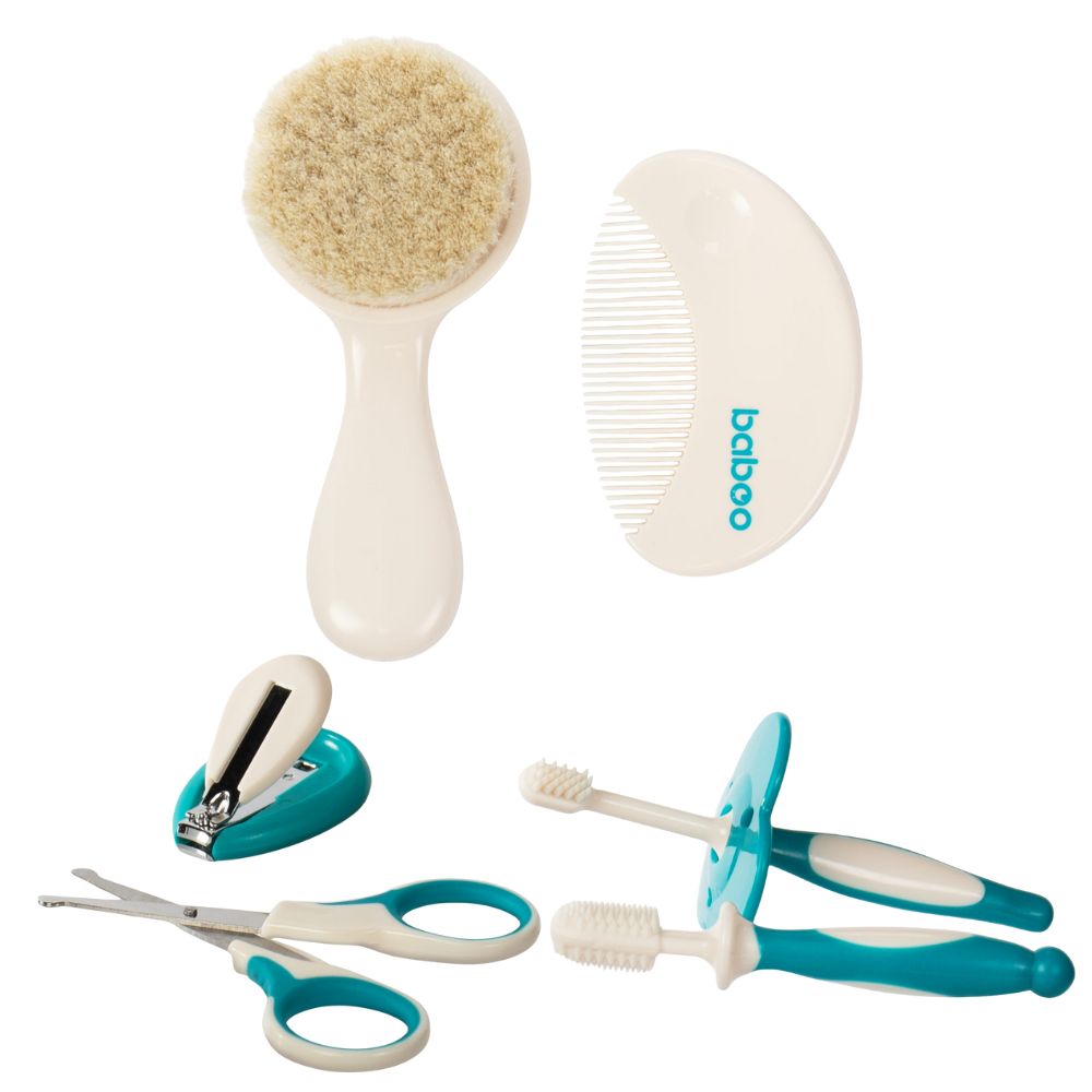 Baboo - Newborn Grooming Bundle - Blue Haze - 3pc
