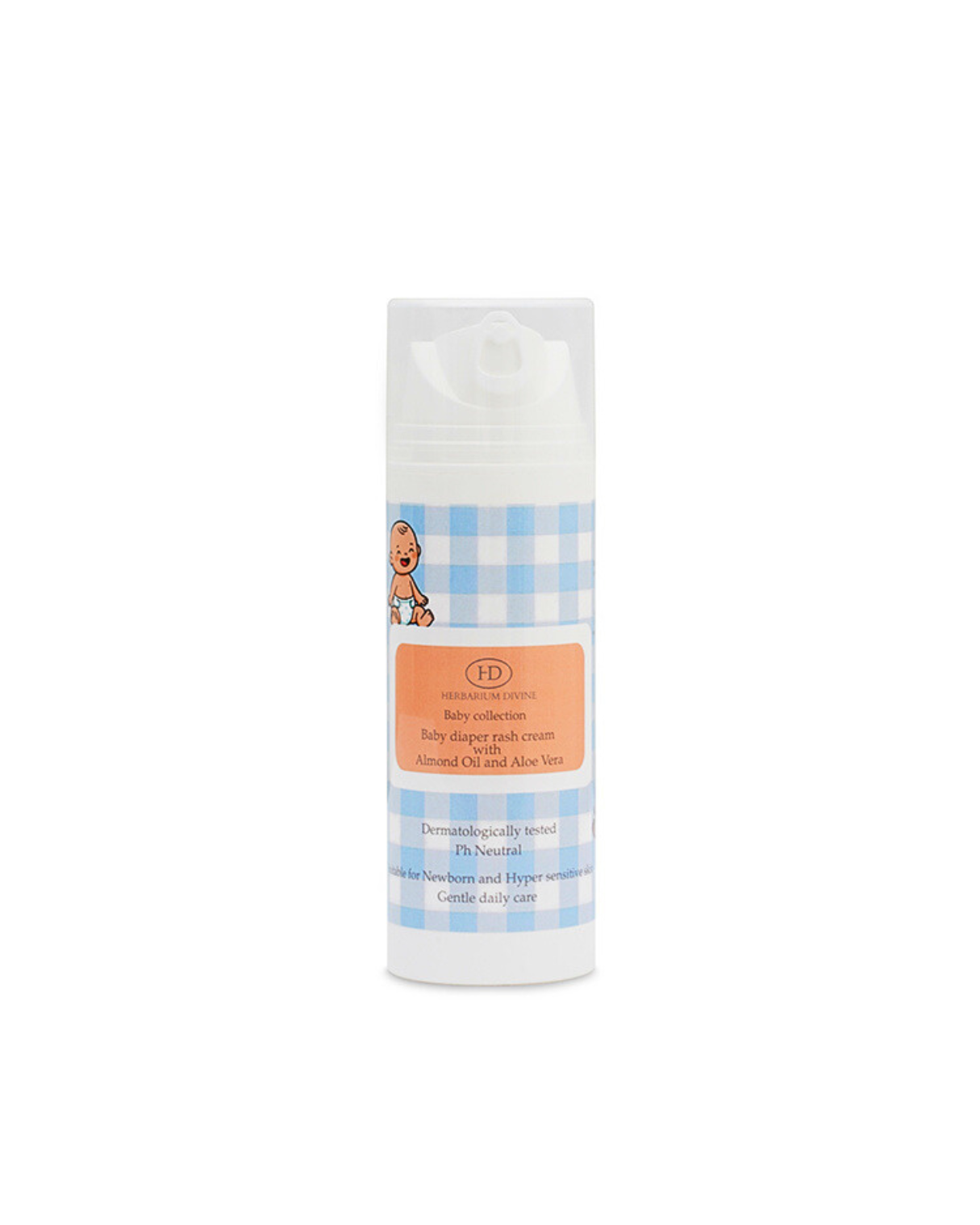 Herbarium Divine - Baby Diaper Rash Cream with Almond Oil & Aloe Vera