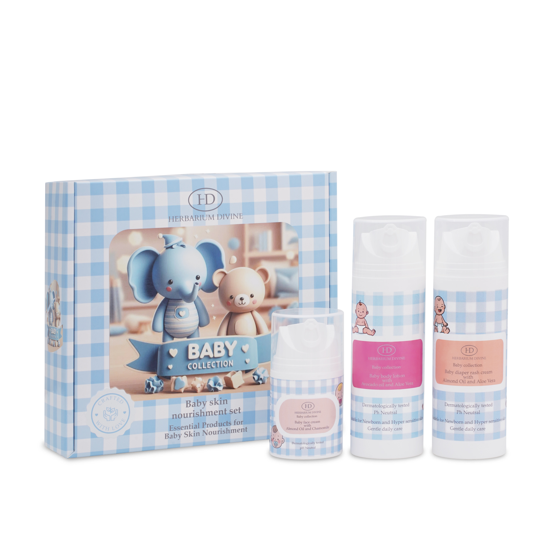 Herbarium Divine Baby Skin Nourishment Set - Pack Of 3
