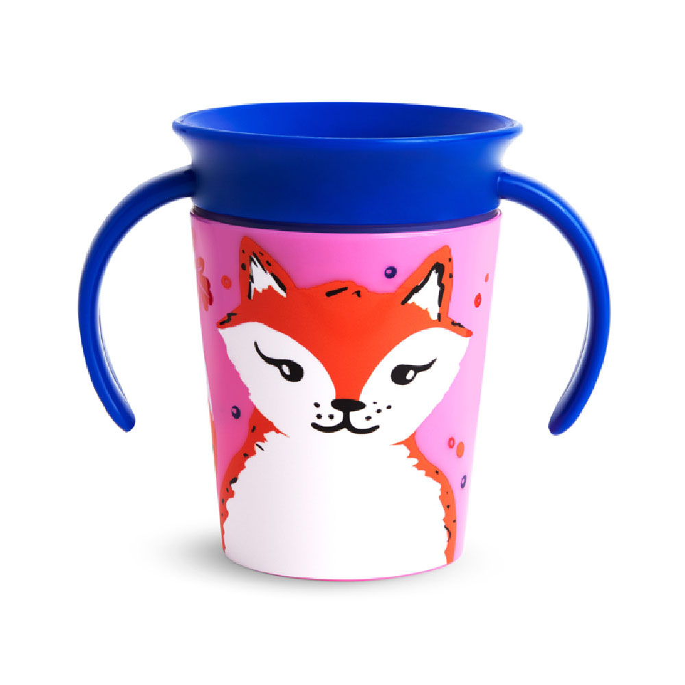 Munchkin - Miracle 360 Degree Degree WildLove Baby Trainer Cup - 6m + Fox - 177ml