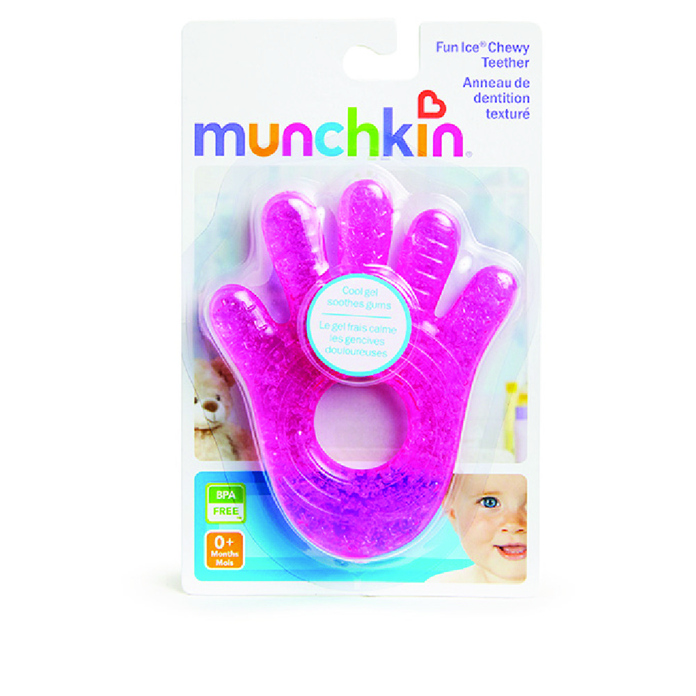 Munchkin - Fun Ice Hand Chewy Teether 0m+ - Purple