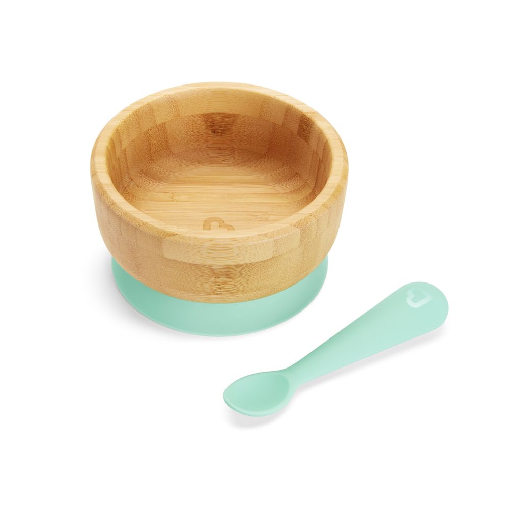 Munchkin Bambou Bowl + Spoon Set 6m+
