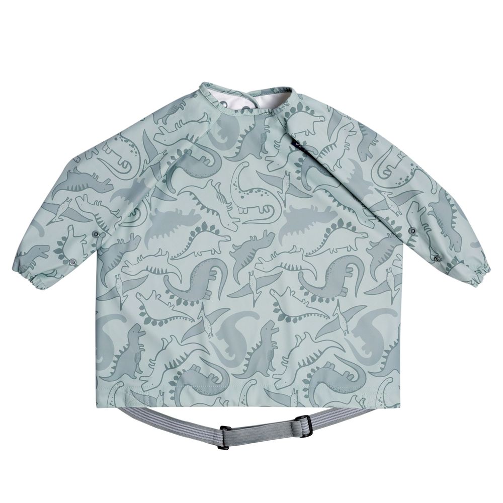 Bibado - Coverall Long Sleeves Baby Weaning Bib - Dino Roar