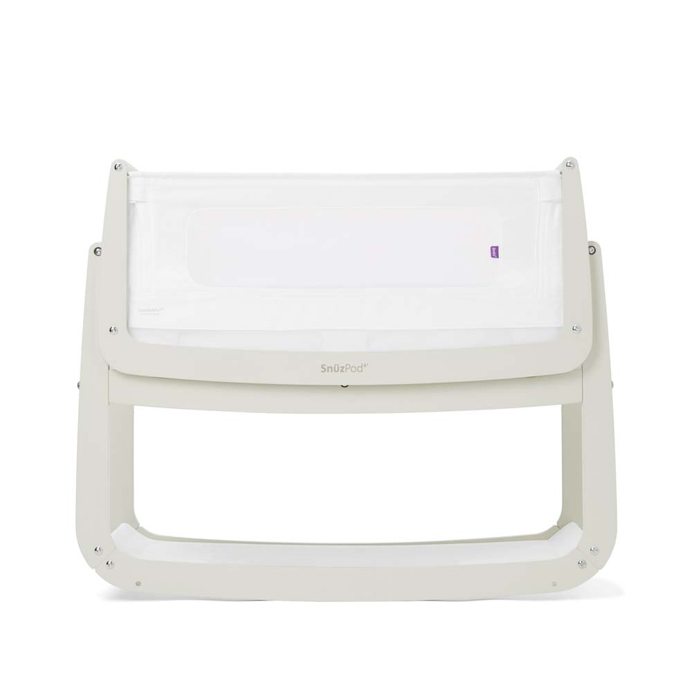 Snuz SnuzPod 4 Bedside Wooden Crib Haze Grey Buy at Best Price from Mumzworld