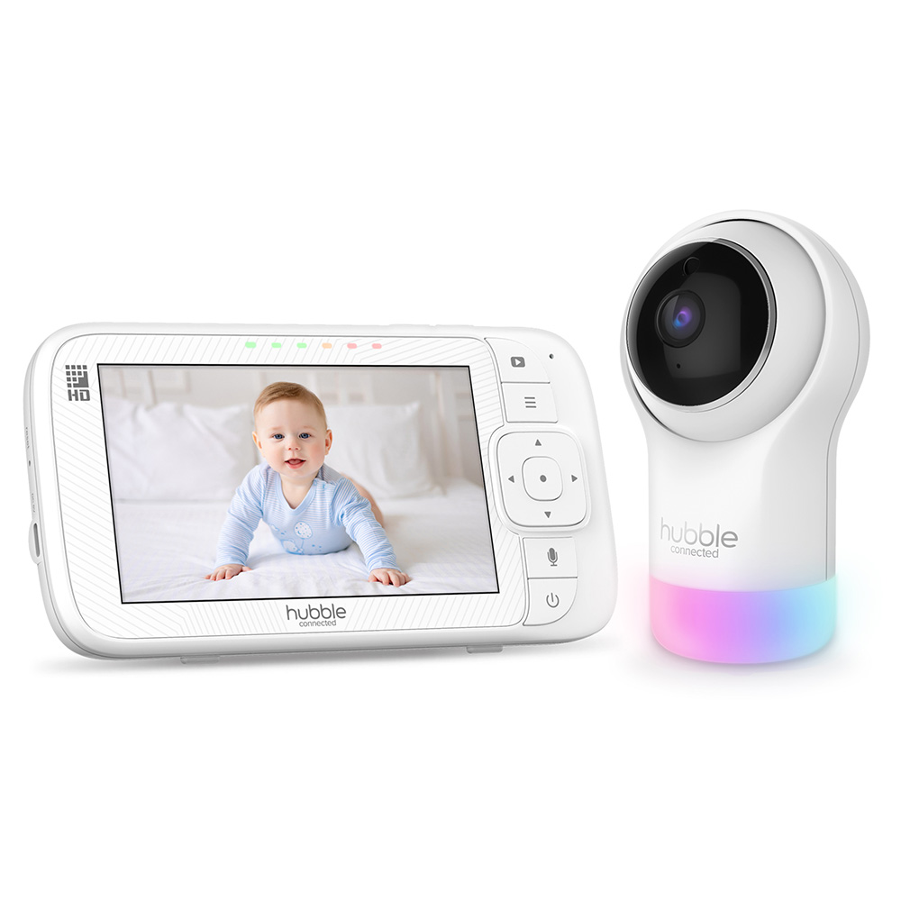 Hubble Connected Nursery Pal Glow And Enhanced - White