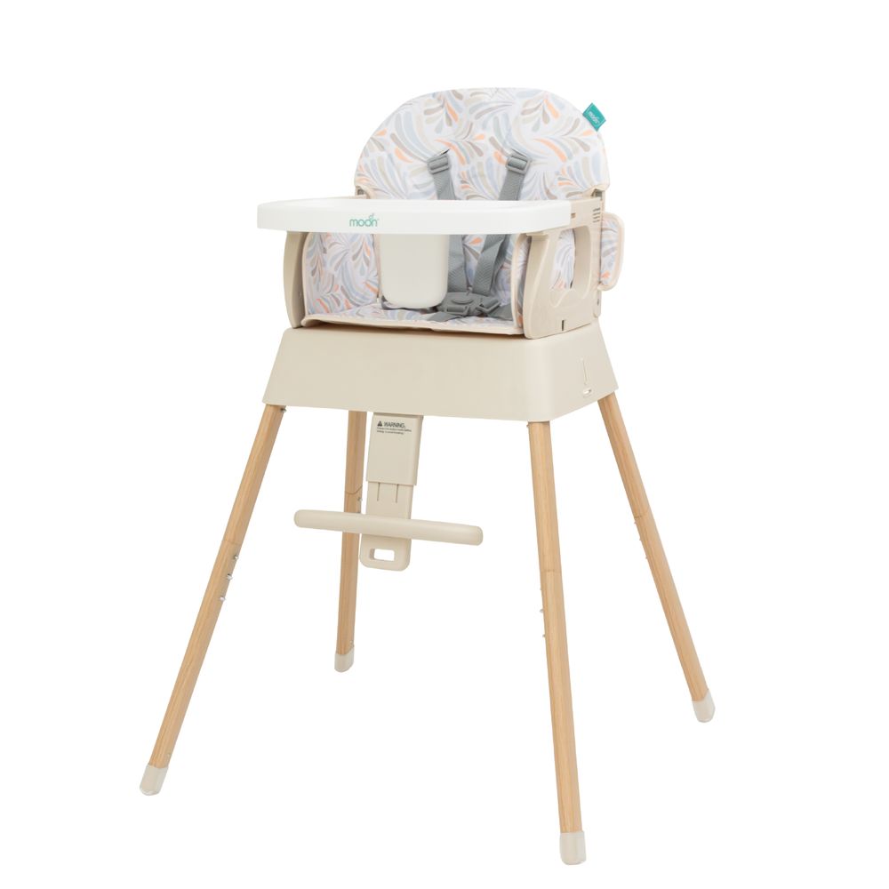Moon - 5-In-1 Convertible High Chair - Beige