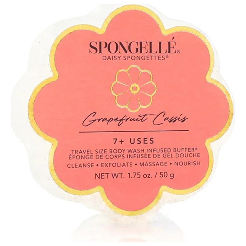Spongelle - Daisy Collection Grapefruit Cassis Body Wash Infused Spongette - 50 gm