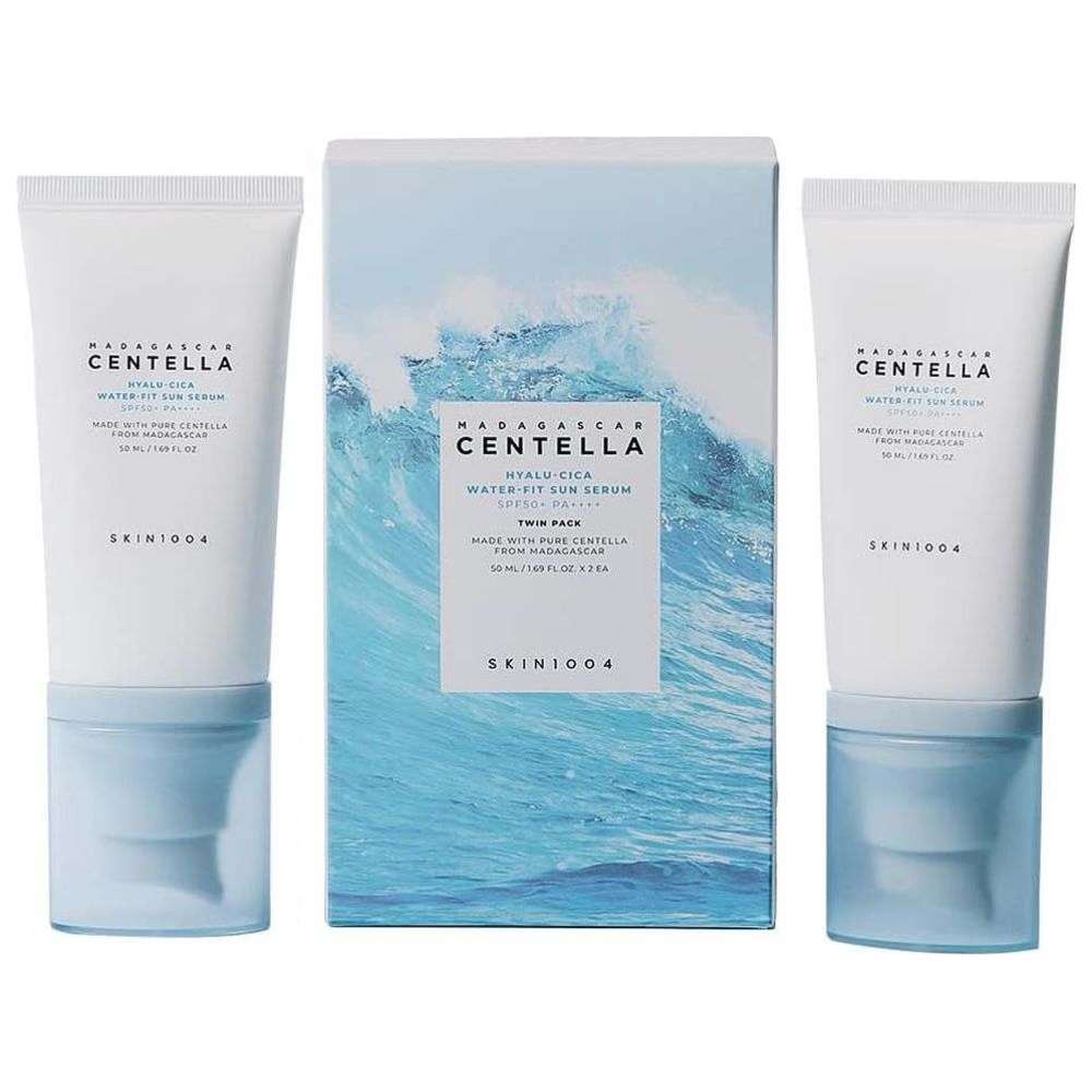 Skin1004 - Centella SPF50+ Hyalu-Cica Water-Fit Sun Serum - 50 ml - 2 Pcs