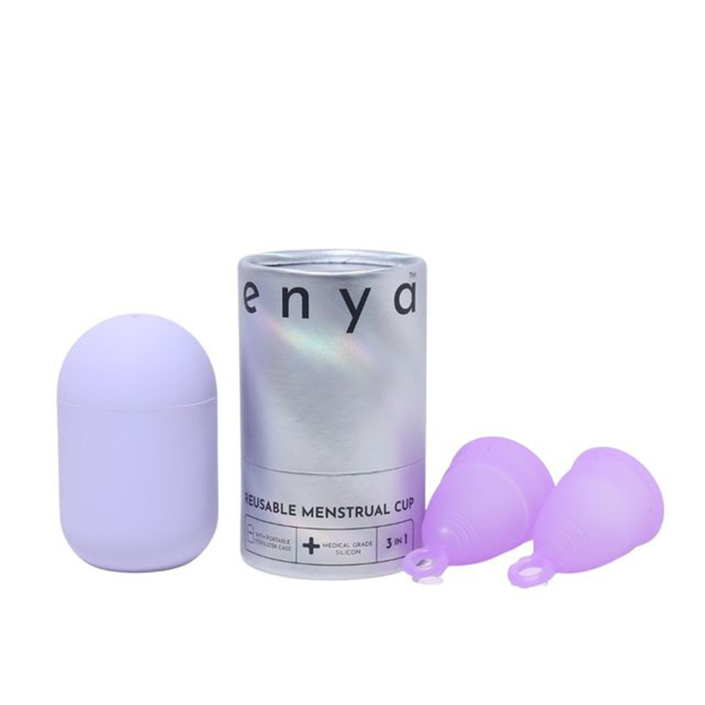 Enya - 3-In-1 Reusable Menstrual Cup With Portable Sterilizer Case