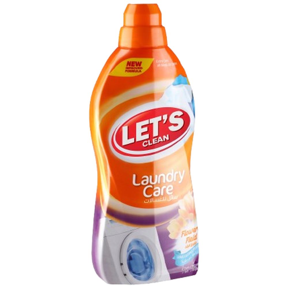 Let's Clean - Liquid Detergent Of Colored Clothes - Flowers Field - 1L