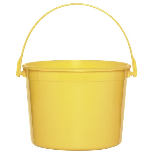 Party Centre - Sunshine Yellow Plastic Bucket