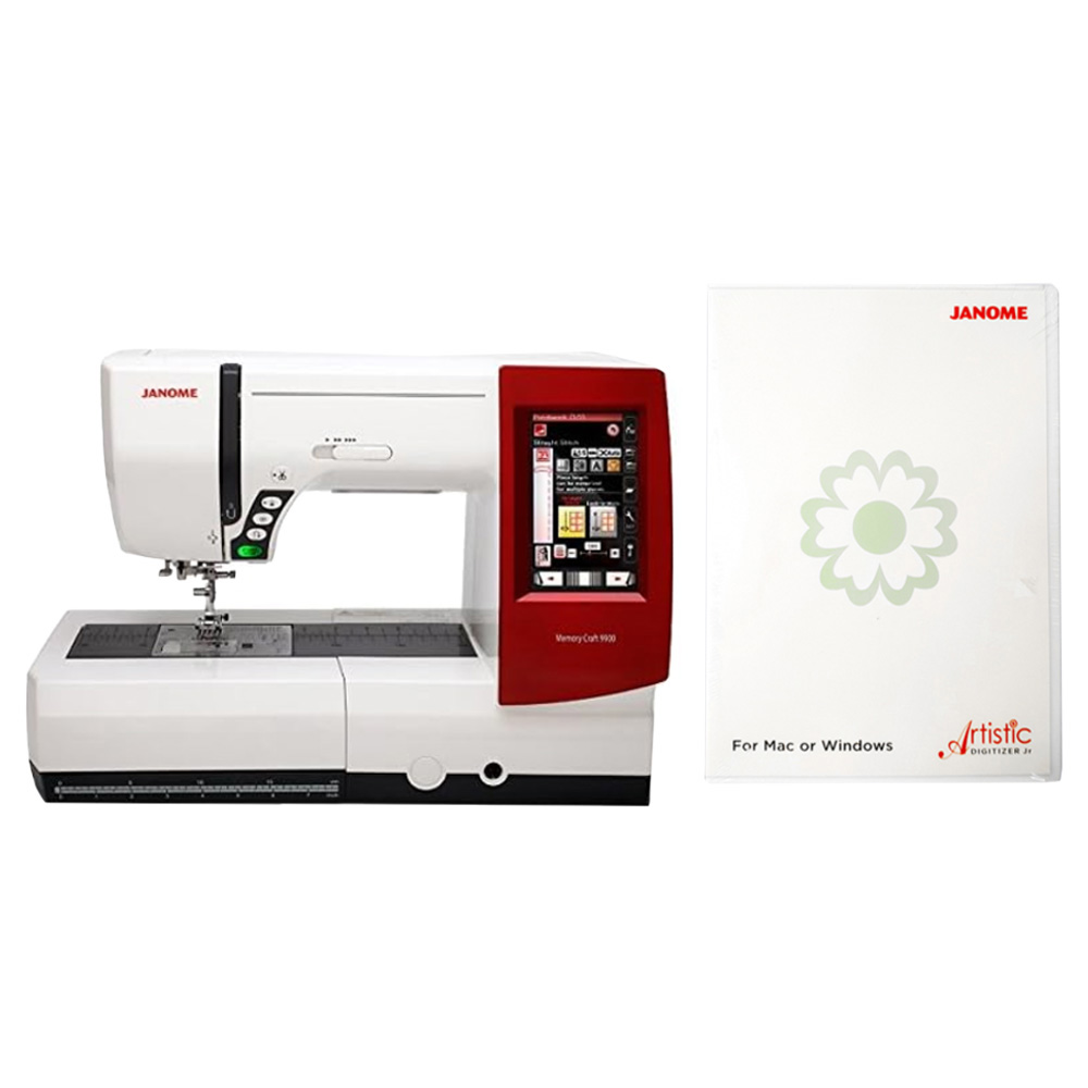 Janome Memory Craft Mc9900 Sewing & Embroidery Machine - White