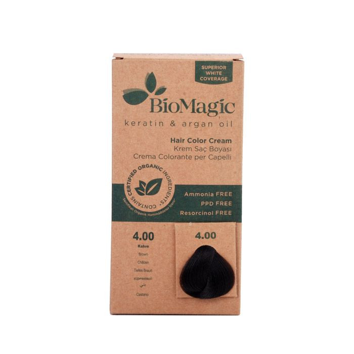 Biomagic - Hair Color Cream Infused With Keratin And Argan Oil - CK 5/03 Light Nat Golden Brown 60ml