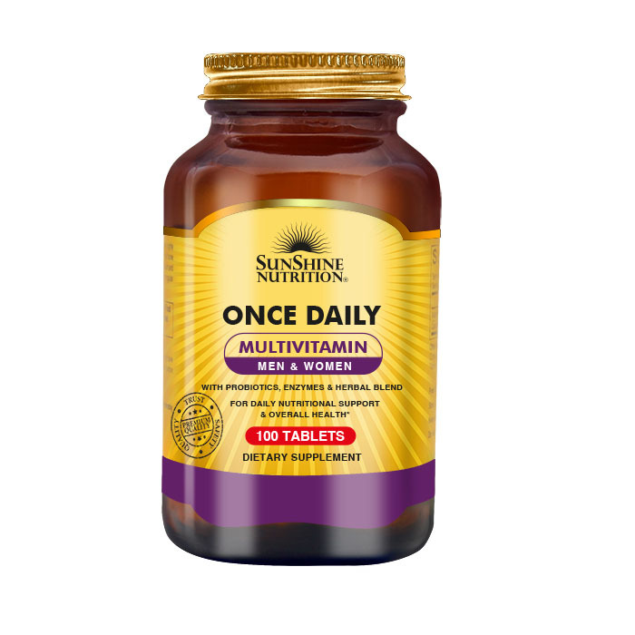 Sunshine Nutrition - Once Daily Multivitamin Men & Women 100Tabs