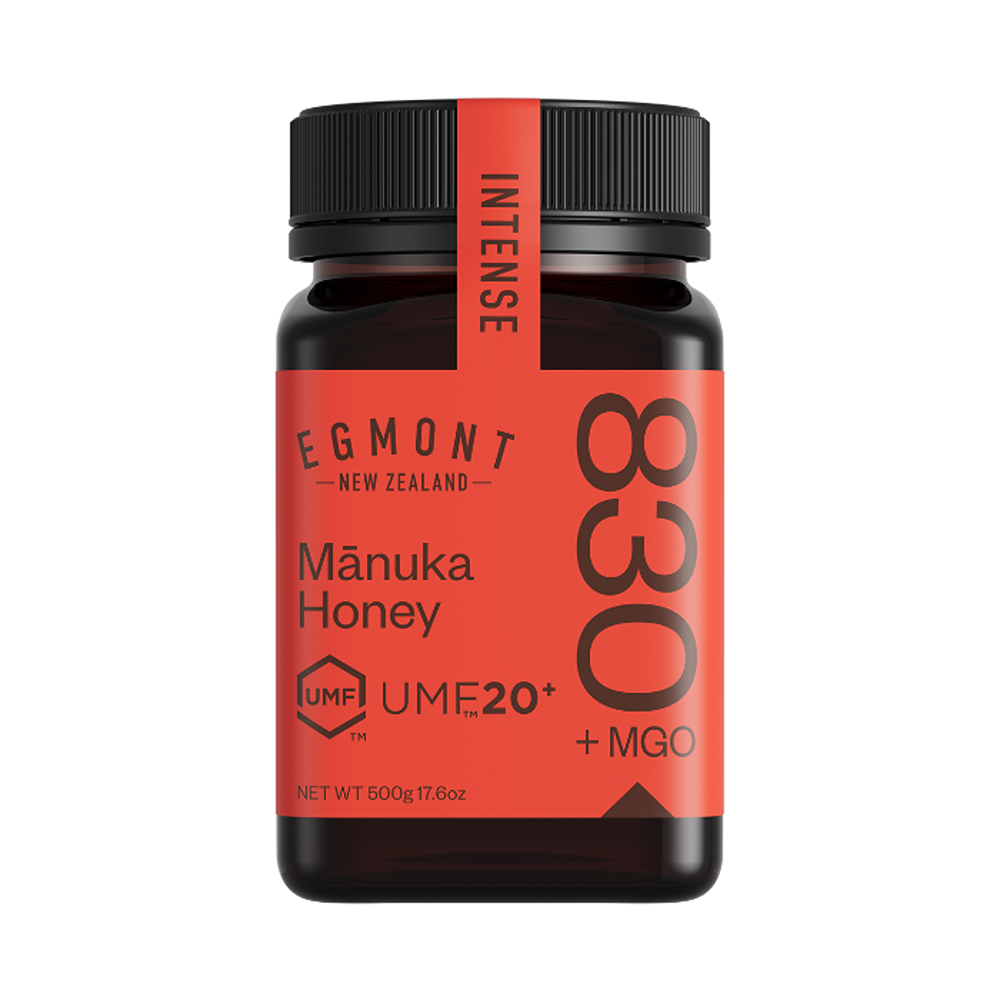 Egmont Honey - Raw Manuka Monofloral Honey - 20+ UMF & 830+ MGO - 500 gm