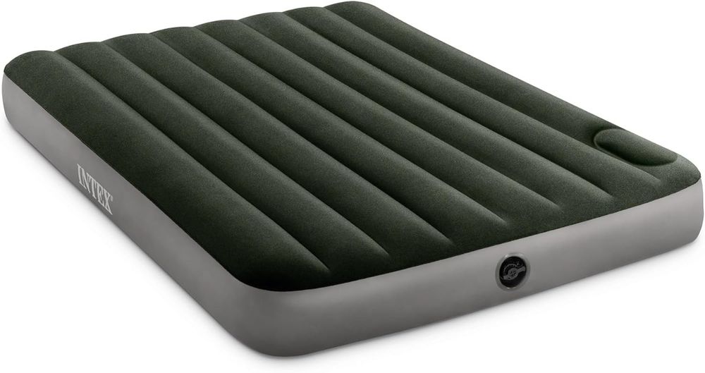 Intex - Dura-Beam Standard Downy Air Mattress - Green