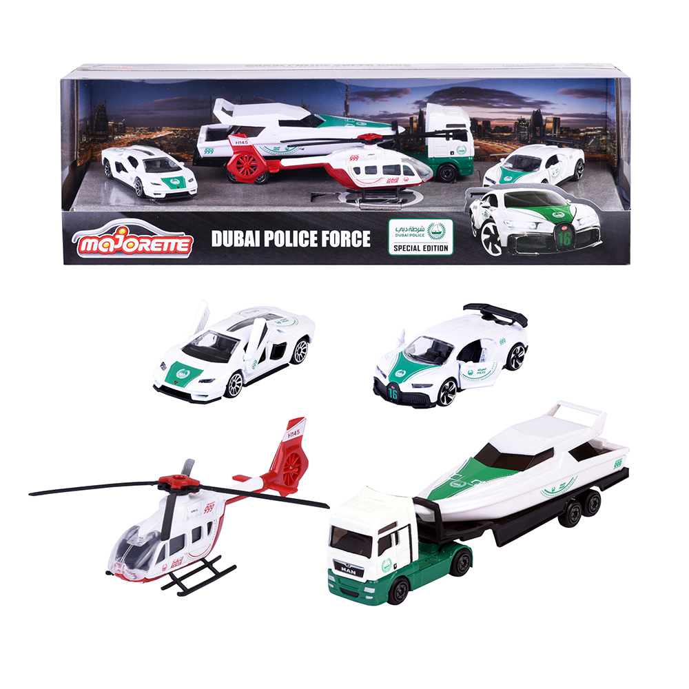 Majorette 1/32 N°3030 - Peugeot 806 Police - Miniature D'occasion Blanche