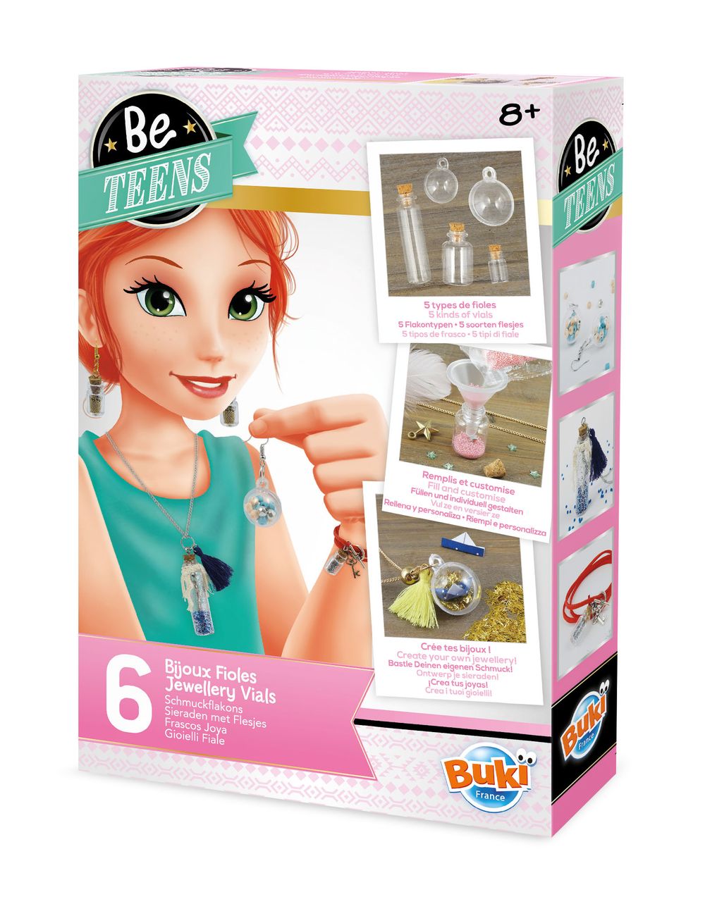 BUKI BE TEENS - FLACONS DE BIJOUX - BRICOLAGE / Bijoux à créer