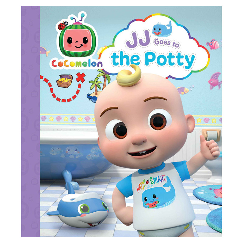 كتاب CoComelon - JJ Goes To The Potty Cased Board Book