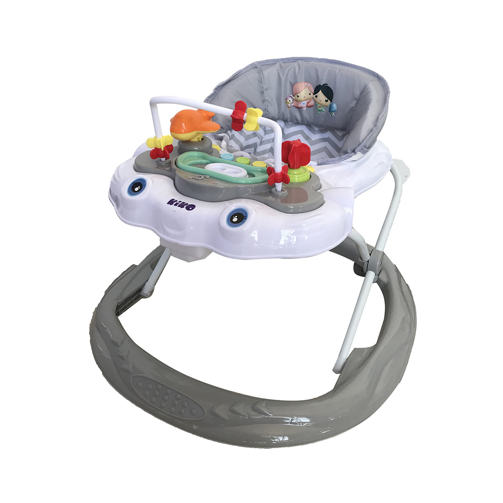 كيكو - مشاية أطفال 2300 مع ألعاب - رمادي