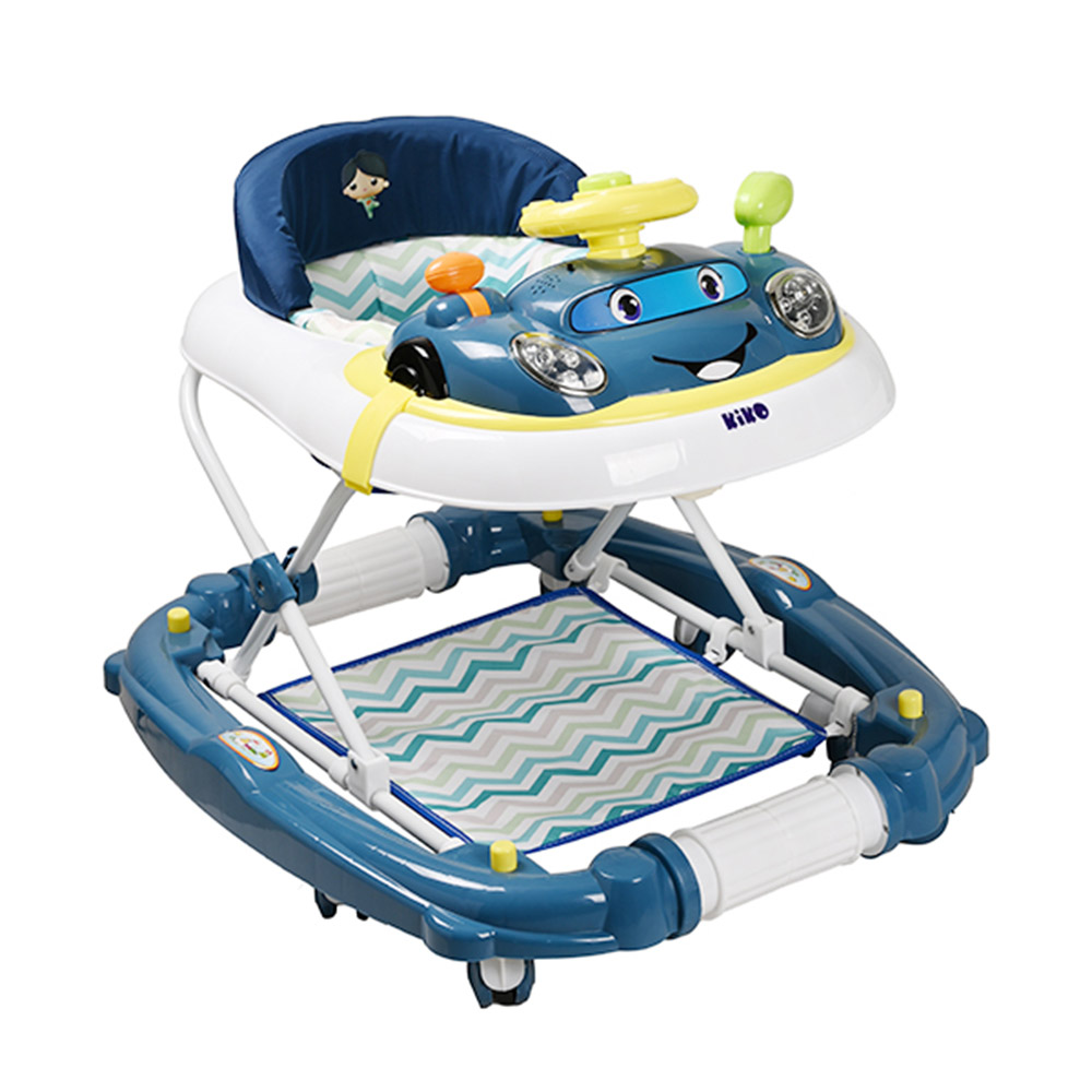 كيكو - مشاية أطفال هزازة مع ألعاب 2308 - أزرق