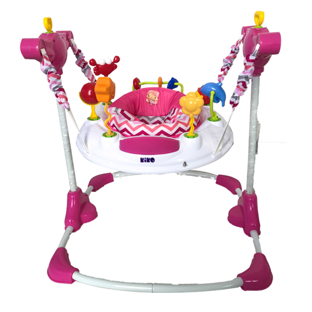 Kiko - Baby Jumper With Toys - Pink