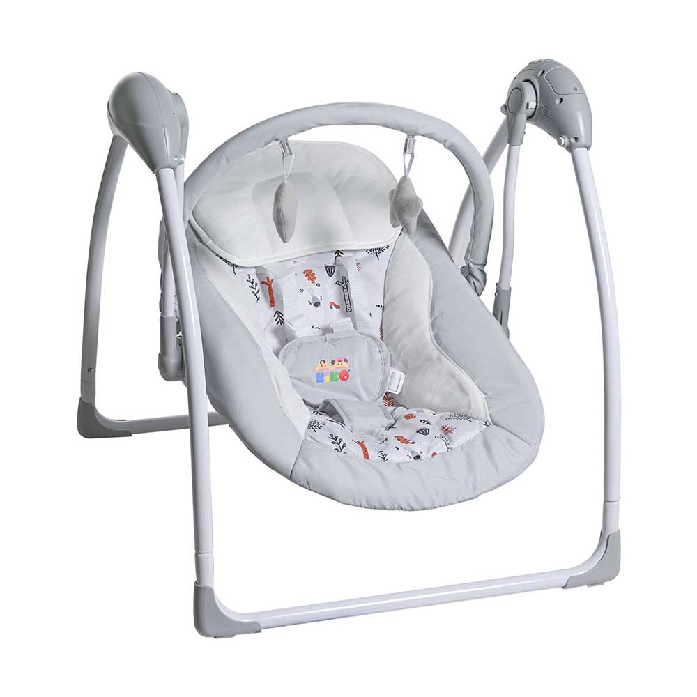 كيكو - كرسي هزاز كهربائي متعدد الوظائف - رمادي