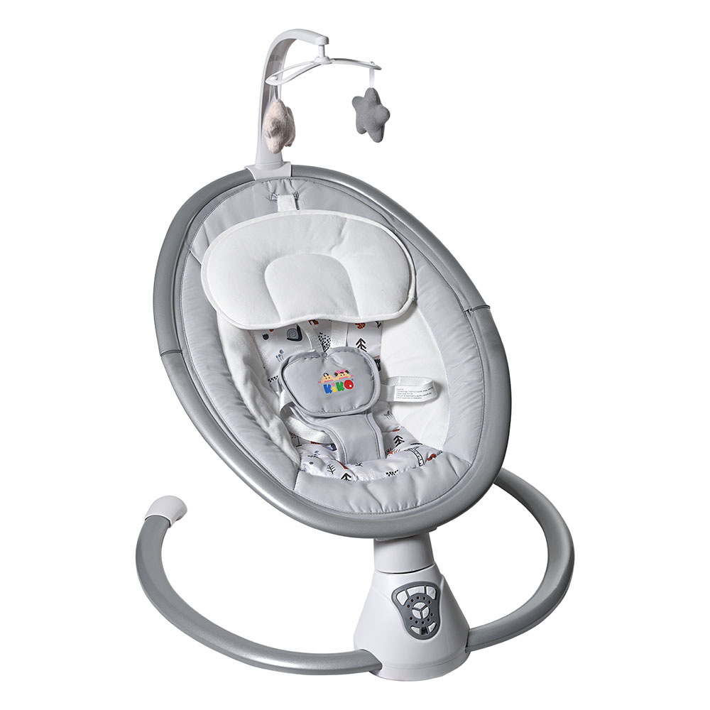 كيكو - كرسي هزاز كهربائي متعدد الوظائف - رمادي