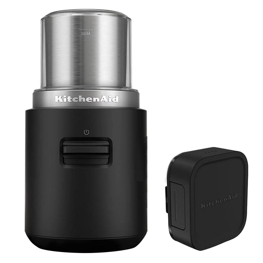 KitchenAid Cordless Coffee Grinder With Battery - Black - 12 V