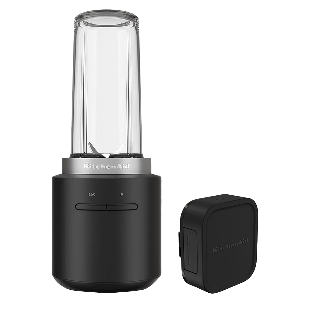 KitchenAid Cordless Portable Blender With Battery - Black - 12 V - 473 ml