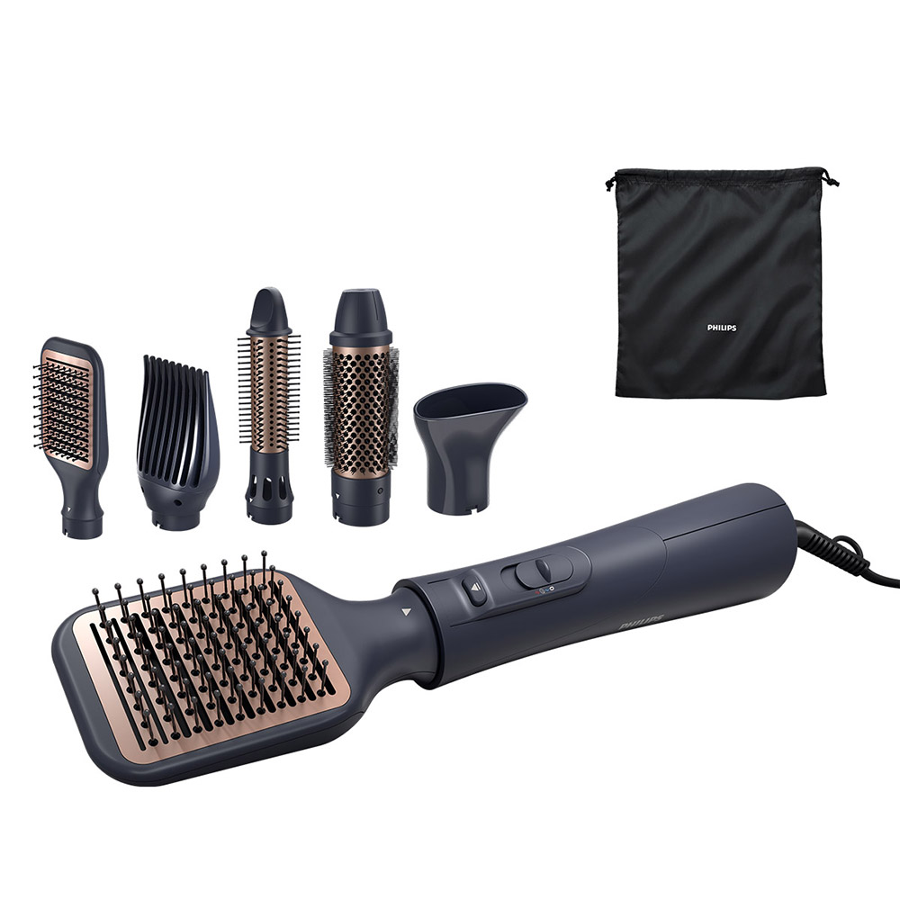 Philips - 5000 Series Air Styler For Drying & Styling - Black - 1000 W